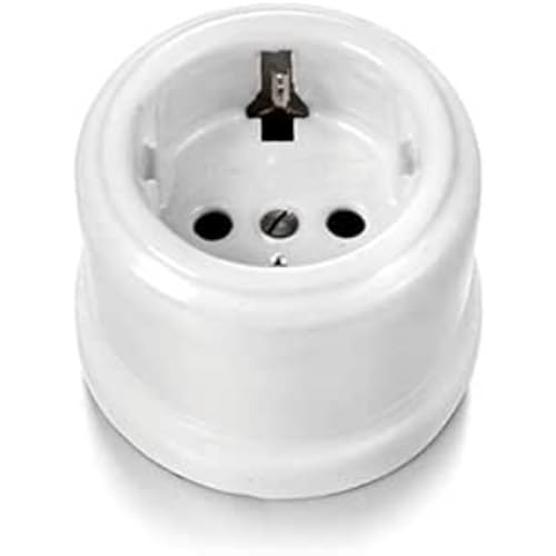 Fontini base enchufe tt lat 16a porcelana