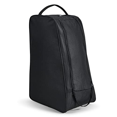 Case4Life Noir Bottes en Caoutchouc Sac résistant à l'eau Espace de Rangement Voyage Mallette de Transport - Garantie à Vie