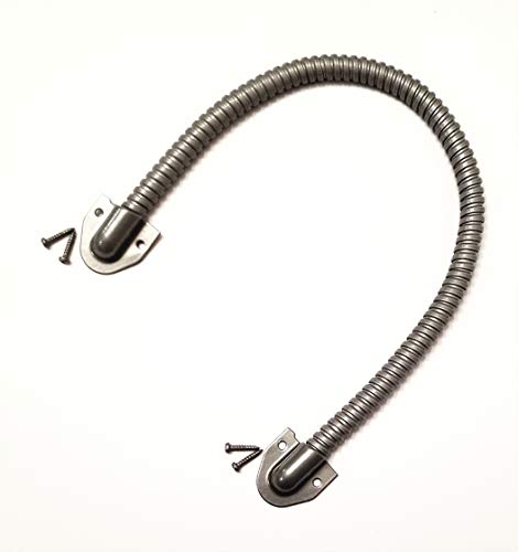 Armored Loop | Power Transfer | Electrified Commercial Exit Doors | Door Security | Alarmed Door Wire Conduit | 18" | 3/8" Diameter | Aluminum | Tuff Strike (Aluminum)