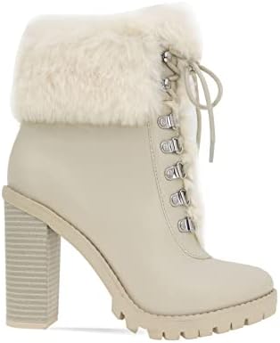 BCBGeneration Women's PELICA Fashion Boot, Stone, 5 | Image 2