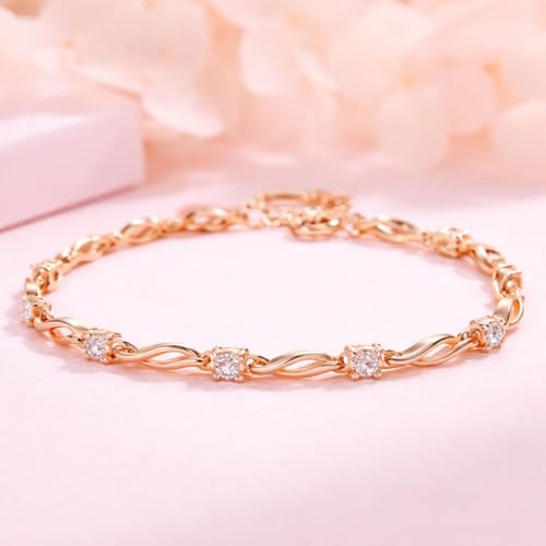 Image of Nilu's Collection Glam up Your Look with Stylish 925 Silver-Plated Copper Bracelet for Women and Girls