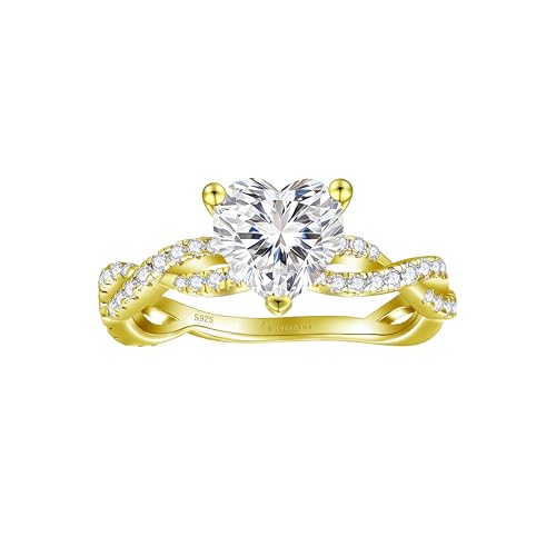 SILVERNANA 1/1.5/2CT 925 �X�^�[�����O�V���o�[ �n�[�g ���A�b�T�i�C�g ����w�� �����p D �J���[ VVS1 �n�[�g�^ �v���~�X�����O �����p �T�C�Y 4-10, ���A�b�T�i�C�g�B, ���A�T�i�C�g