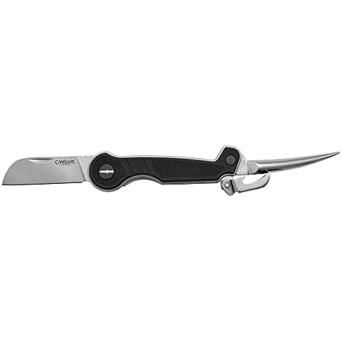 Camillus MARLINSPIKE 2.0 Compact Durable Corrosion-Resistant 440 Stainless Steel Everyday Carry Folding Pocket Knife with Integrated Dual Locking System Cover