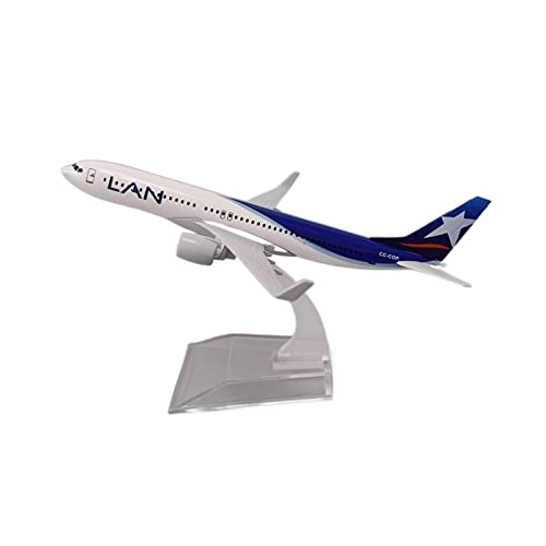Boeing 737 de metal en miniatura de 16cm modelo de avión a escala con soporte de exhibición para hobby
