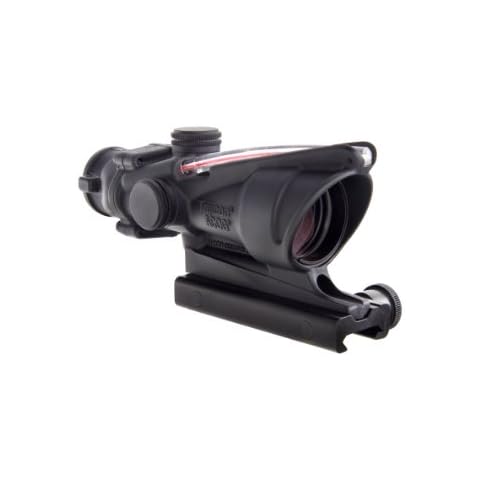 Trijicon Acog 4 X 32 Scope Dual Illuminated Chevron .223 Ballistic Reticle, Black Cover