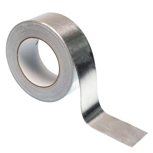 Cinta de alto rendimiento, cinta aislante hecha de película de aluminio - banda de plata impermeable para tuberías, accesorios de cocina para aire acondicionado, sellado, aislamiento, reparación de co