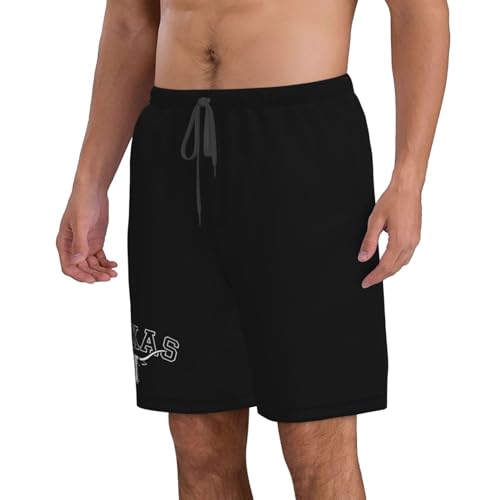 Texas Longhorn Lone Star State Texas Stron Boardshorts Quick Dry Swim Trunks Men'S Drawstring Swim Shorts3