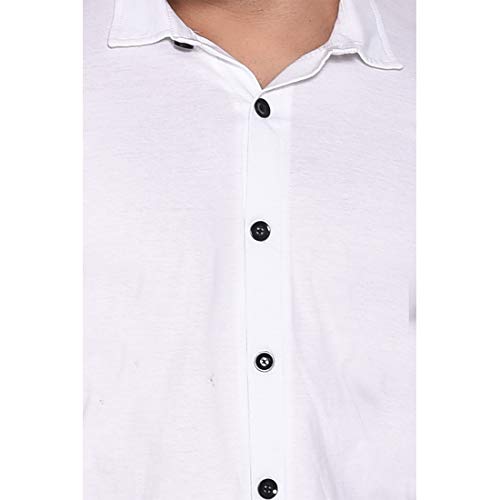 Image of Geum Men's Cotton Full Sleeve Spread Collar Casual Shirt