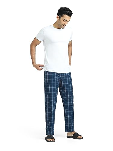 XYXX Men's Checkmate Combed Cotton Regular Fit Pyjama