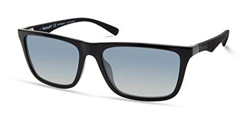 Timberland Tba9264 Herren Sonnenbrille, Casual Sonnenbrille In Leichtem Design, Rechteckige Linsenform, Rauchpolarisierte Gläser, Glänzendes Schwarz Timberland Tba9264 Herren Sonnenbrille, Casual Sonnenbrille In Leichtem Design, Rechteckige Linsenform, Rauchpolarisierte Gläser, Glänzendes Schwarz