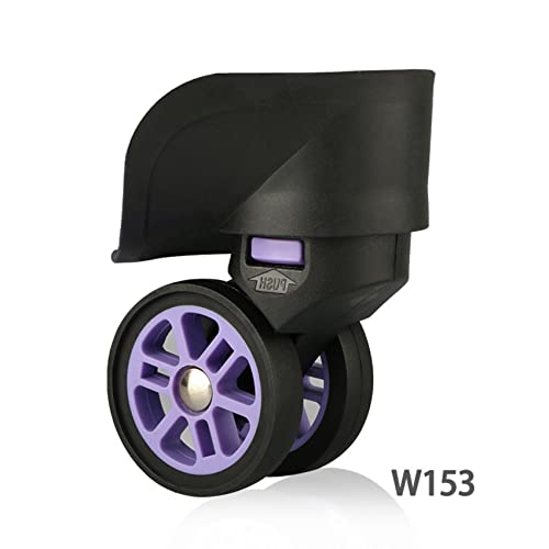 Luggage Wheels,Universal Luggage Casters,1 Pair Luggage Wheel Replacement Spare Spinner Caster for Suitcase Wheel Repair (W153)3