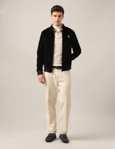 Image of U.S. Polo Assn. Mock neck regular fit jacket USJCK558