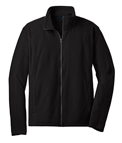 Men's Custom logo Embroidered Full Zip Microfleece Jacket3