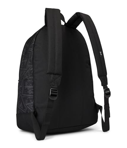 Image of Herschel Supply Co. Unisex Herschel Classic Backpack Sticker Up Black (Limited Edition), XL - 30L