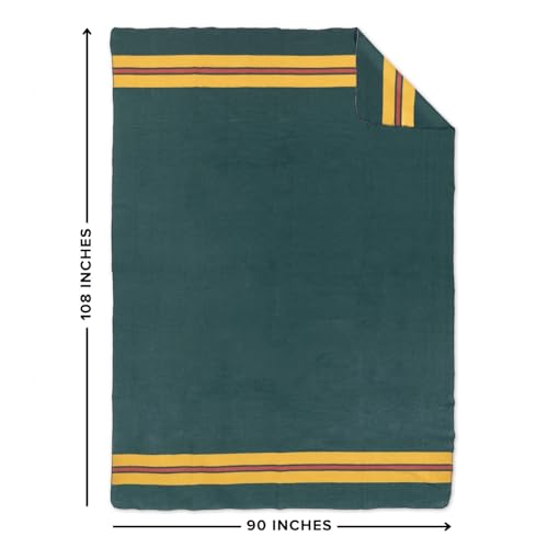 Image of Arcturus Rainier Wool Blanket - Warm, Heavy, Washable, Bed Blanket | Great for Home & Camping (Fort Vancouver, King)
