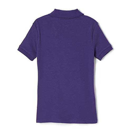 Image of French Toast Girls' Short Sleeve Picot Collar Polo School Uniform Shirt (Standard and Plus)