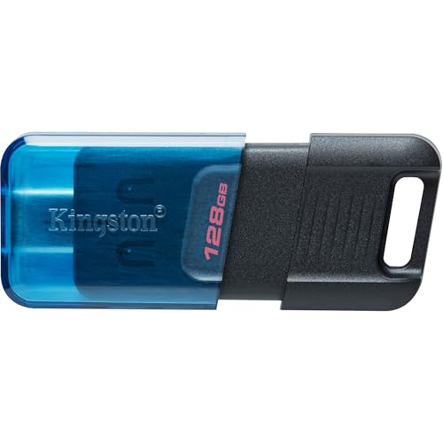 Image of Kingston DataTraveler 80 M 128GB USB-C Flash Drive | USB 3.2 Gen 1 | Up to 200MB /s | DT80M /128GB