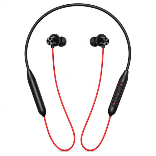 Image of Compatible with OnePlus Z2 Bluetooth Neckband (Red)