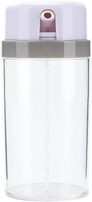 Two-In- Rotating Kitchen Supplies Seasoning Bottle Leak-Proof Oil Pot Household Plastic Jar Soy Sauce Containers(Gray)