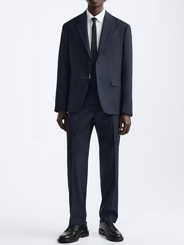 Mens Slim Fit Suit Two Button Solid Suit Jacket Pants Set Casual 2 Piece Wedding Suits Prom Tuxedos4