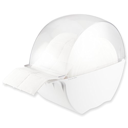 Designer tentkettenbox wit/transparant gevuld met 500 stuks witte tentletten