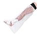 Kids Leg Feet Cast Cover for Shower, Clear Waterproof Leg Bandage Protector with Seal Protection for Foot, Knee, Ankle Wound in Shower & Bathing,100% Reusable (Long Leg)