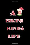 pieces bikini online shop  A Bikini Kinda Life: Notebook Journal Composition Blank Lined Diary Notepad 120 Pages Paperback Black Solid Bikini