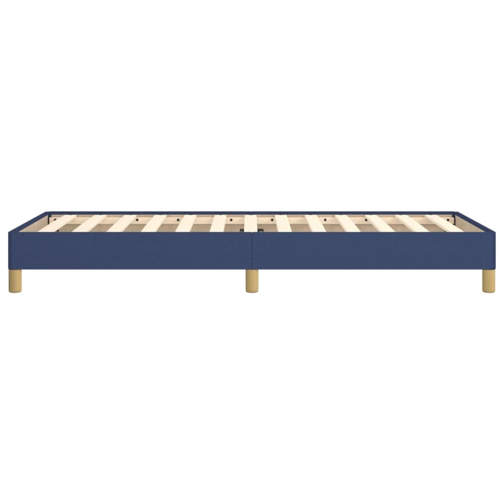 Struttura letto blu in tessuto, 90 x 200 cm, con doghe in compensato, stabile mobile per camera da letto, senza materasso, con istruzioni di montaggio (lingua italiana non garantita), comodo
