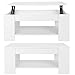 SUPER DEAL Lift Top Coffee Table with Hidden Compartment and Storage Shelf, Large Storage Space Rising Tabletop Dining Table Compact Cocktail Table for Living Room Reception Room, 38.6in L, White