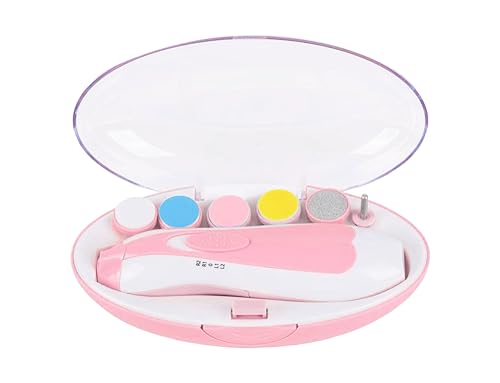 Image of Baby Nail Trimmer Electric,Nail Clippers File for Baby No Sharp Claws Hurt, 6 in 1 with Light Safety Cutter for Newborn Infant Toddler Kids Toes and Fingernails Care