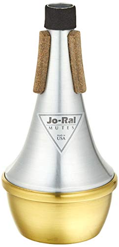 Jo Ral TPT-1B Trumpet Straight Mute, Brass Bottom