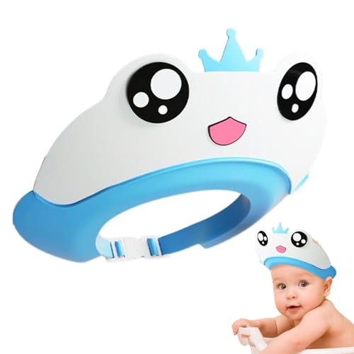 Protector de lavado de pelo para niños pequeños, impermeable, bonito gorro de ducha, visera de baño, antideslizante, protección de baño, gorra de cabeza de baño, gorras de champú para orejas para