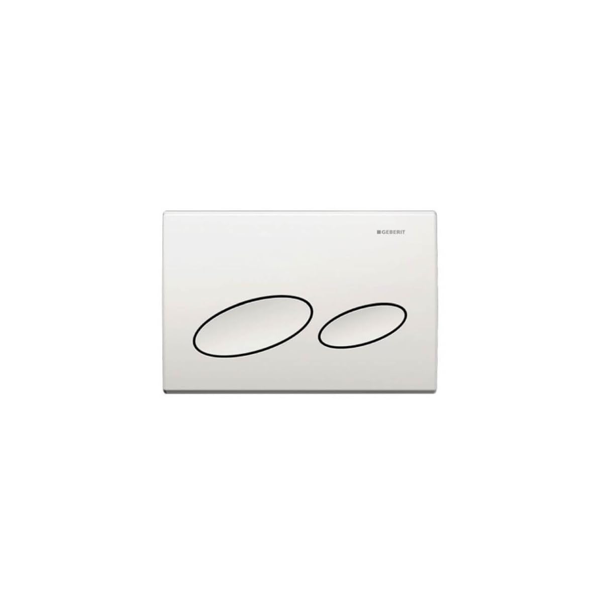 Geberit White Actuating Plate Kappa20 Plate For Dual Flush From Top/Front For Up200; Color: