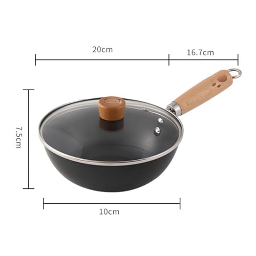 Wok con recubrimiento antiadherente y tapa miniatura 3