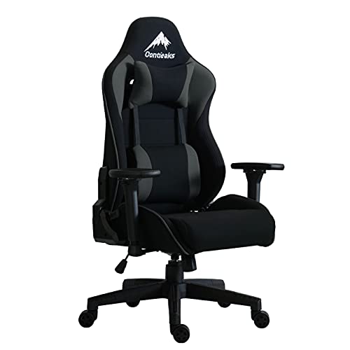 Contieaks ゲーミングチェア ローザ グレー 326495 幅71.5×奥行71.5×高さ126.5-134cm