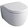 Geberit Tiefspül-WC iCon (6 Liter, wandhängend, aus Sanitärkeramik, Befestigung von oben) 204000000