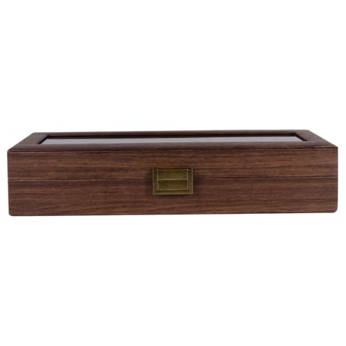 Présentoir marron de montres haut de gamme pour collectionneur