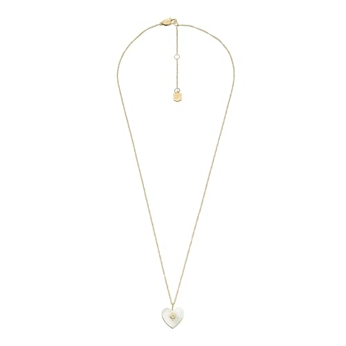 Image of Fossil Locket Necklace for Women