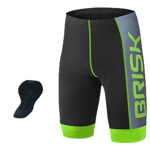 Brisk Bike MTB Shorts Padded (X-Large, Rojo Negro) miniatura 1