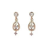 [ディズニー] Disney ミッキー シルバー ピアス ピンクゴールド キュービックジルコニア VPRDSW0005