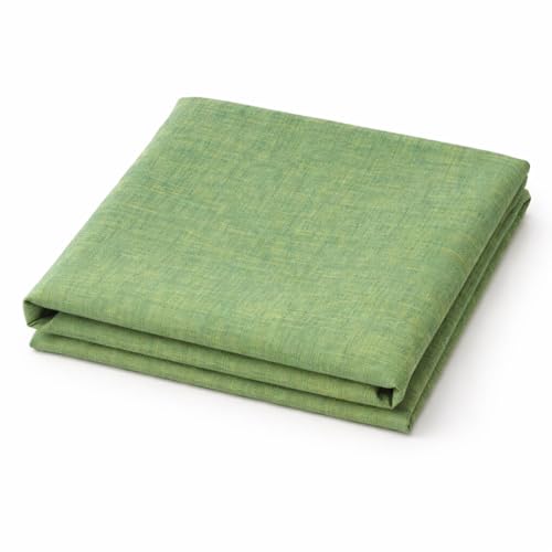 Image of Unstitched Cotton Fabric for Men and Women - Light Weight Trending Self Pattern Khadi Cotton Fabric Material (3.5 Meter, Greenish Yellow)