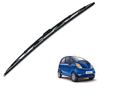 Image of Euro Care Metal Type Wiper Blade Compatibility with TATA Nano Windshield Car Wiper Blade Size D-26