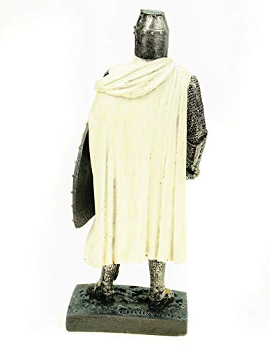 Joh. Vogler GmbH Ritter des heiligen Grabes mit Schwert und Schild 18 cm Figur Templer Skulptur – Bild 5