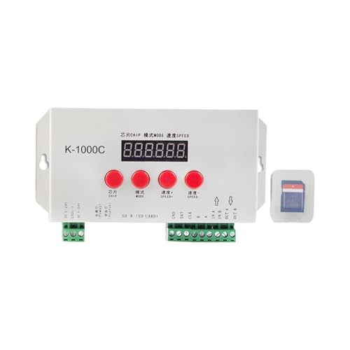 Variateur de bande lumineuse LED programmable avec carte SD pour des effets de lumière sur mesure