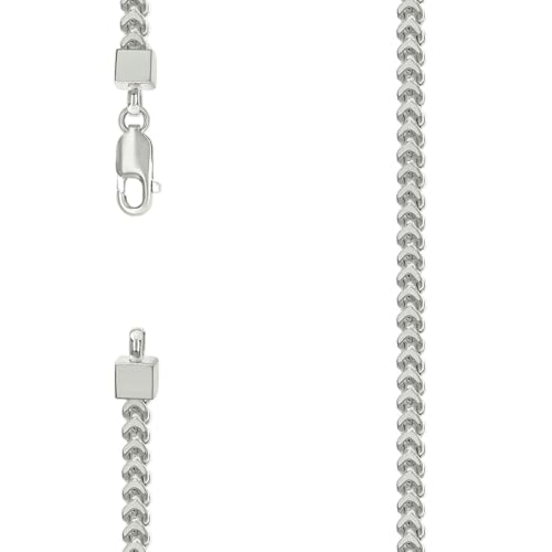 Collier Franco en argent 925 de 3,5 mm, un bijou d'exception de 46 cm