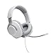 JBL Quantum 100 – Casque gaming filaire avec micro détachable – Accessoire gamer léger et confortable – Compatible avec plusieurs plateformes – Couleur : Blanc