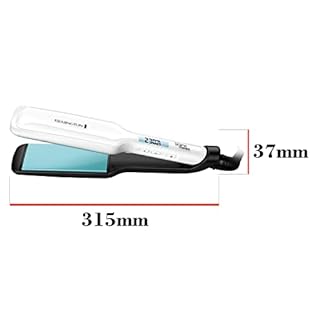 Remington Shine Therapy Wide (45mm) Floating Plate Hair Straightener with Advanced Ceramic coating infused with Moroccan Argan Oil for sleek & smooth glide, 9 settings 150°C–230°C, S8550