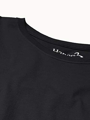 Hanes Women's Long Sleeve Tee, Ebony, X-Large