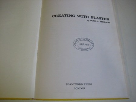 Creating with Plaster B0006BNY6U Book Cover