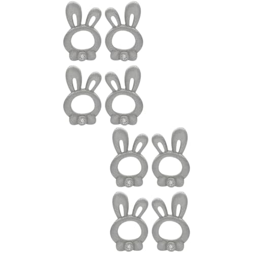 Boucles d'oreilles lapin de Pâques pour femme, le coffret de 4 paires à offrir en cadeau